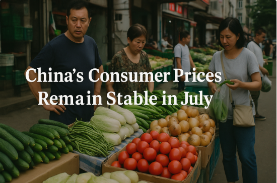 استقرار أسعار المستهلك في الصين خلال يوليو